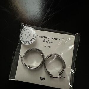 Silver Hoop Earrings